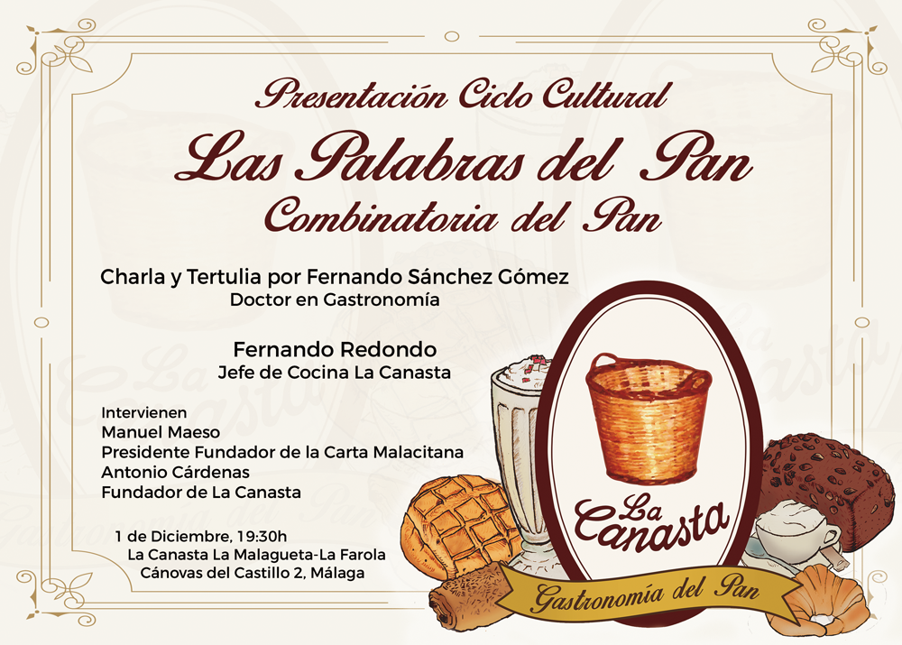 Ciclo Cultural Gastronomía del Pan